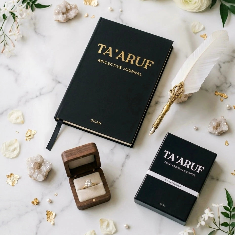 Muslim Marriage Prep Kit: Islamic Conversation Cards & Reflective Journal